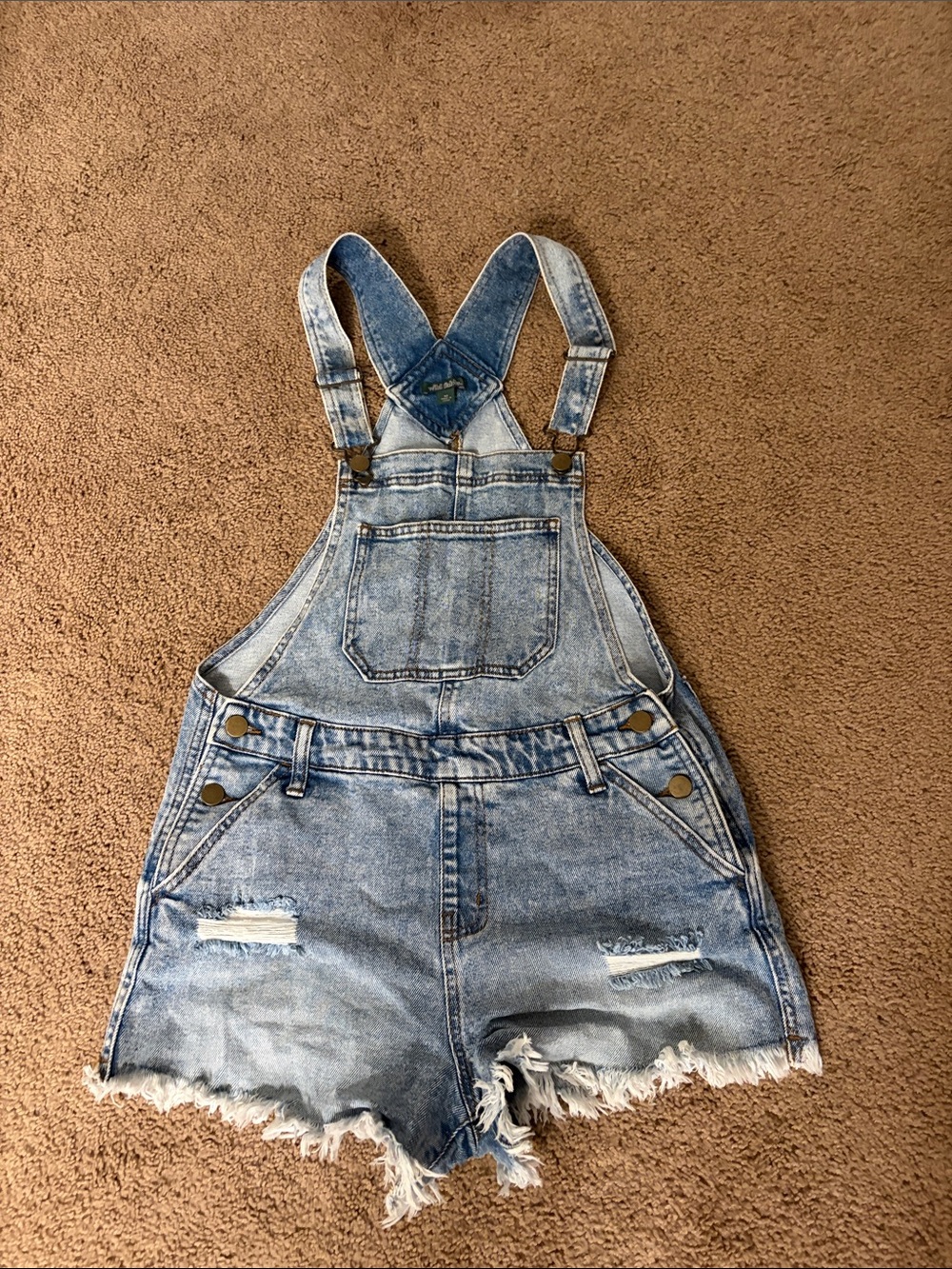 Wild Fable Denim Short Overalls